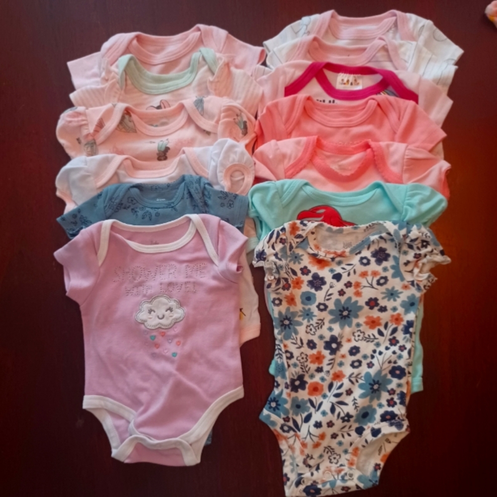 13 pcs (0-3Month) Onesies Lot/Bundle